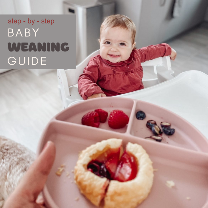 Baby weaning guide: The process of introducing solid foods.