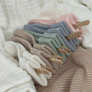 Luxury newborn socks - Cloud Grey