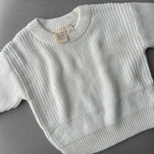 Load image into Gallery viewer, Baby Chunky Knitted Jumper - Cuddly White
