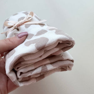 3-pack bamboo muslin 'go-to' cloths - Baby Beige