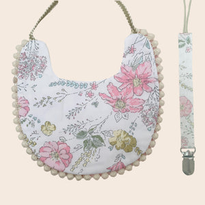 Cotton dummy clip - Floral lullaby