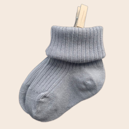 Luxury newborn socks - Koala Grey