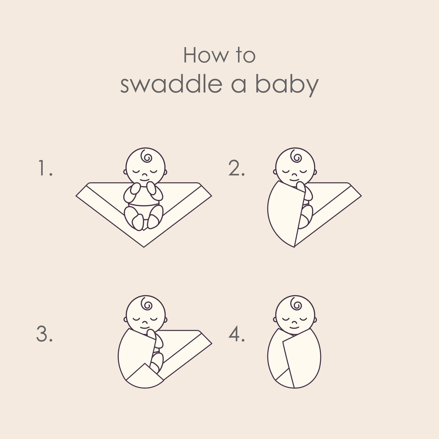 How to swaddle a baby