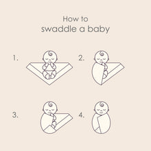 Load image into Gallery viewer, How to swaddle a baby
