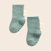 Load image into Gallery viewer, Little dino socks - Sage
