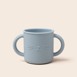 Silicone kitten cup - Sky blue