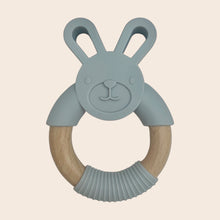 Load image into Gallery viewer, Bunny teether - Light grey
