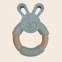 Load image into Gallery viewer, Bunny teether - Light grey
