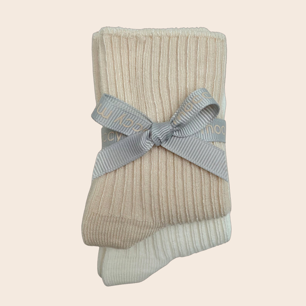 2-pack luxury newborn bamboo socks