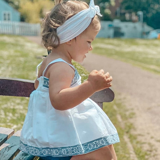 Mini headband - Crisp white